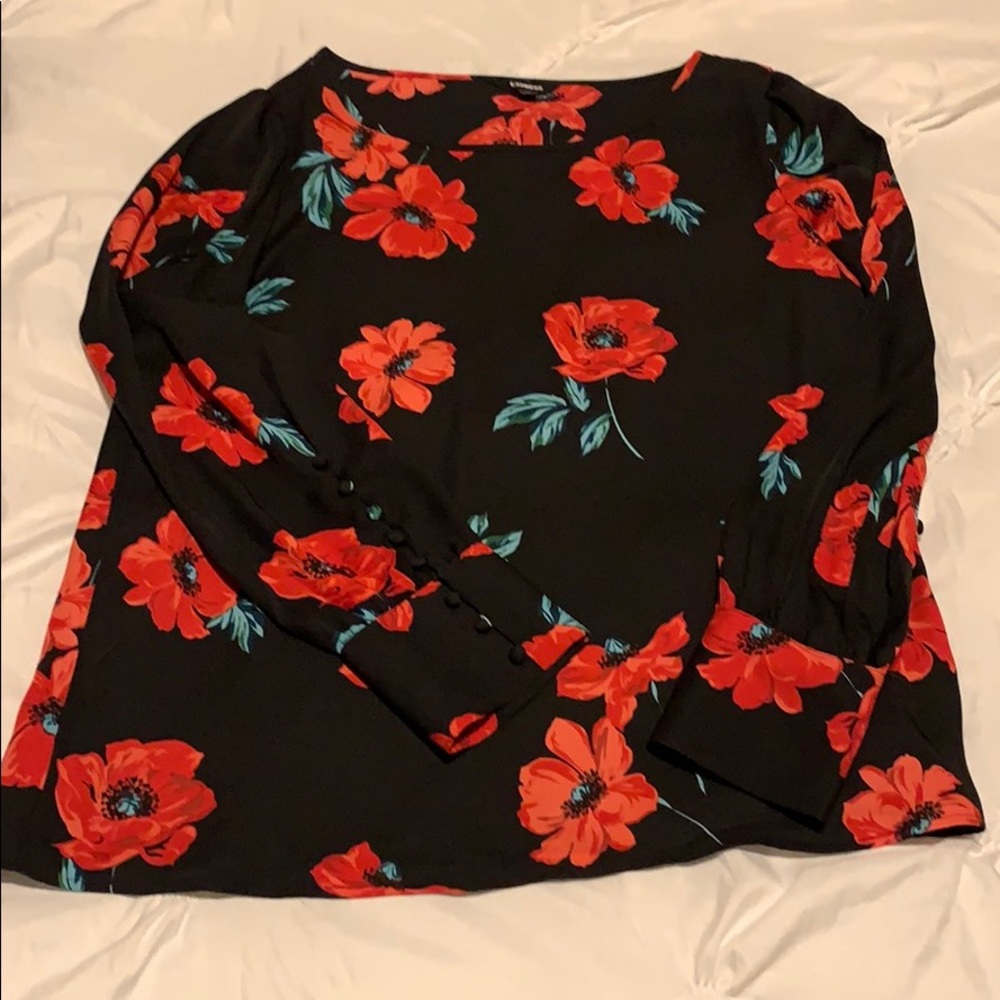 Express floral blouse